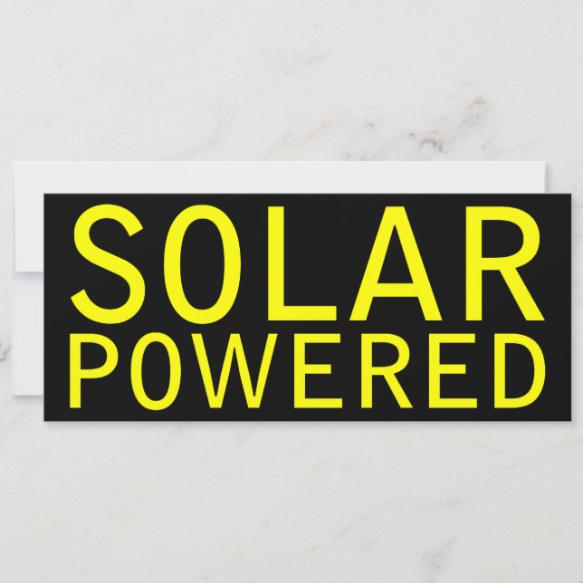 Invitation énergie solaire (Devant)