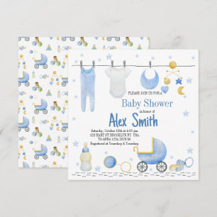 Invitation Enfant Watercolor