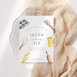 Invitation Enfants à la cuisine Anniversaire Bash   Invitatio