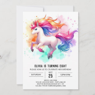 Invitation Enfants Barnyard Horse Anniversaire