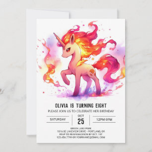 Invitation Enfants Cheval Anniversaire