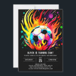 Invitation Enfants de soccer élégant en ligne Anniversaire<br><div class="desc">Augmentez la fête d'anniversaire de votre enfant grâce à notre invitation Elegant Soccer Kids Online Birthday. Ce design sophistiqué allie harmonieusement élégance et joie du football, créant une invitation qui séduit à la fois les parents et les jeunes amateurs de sport. L'aspect en ligne assure l'accessibilité et la commodité pour...</div>
