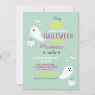 Invitation Enfants Halloween de la marque Ghosts Citrouille