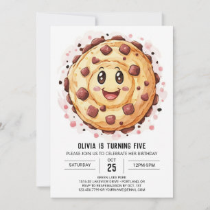 Invitation Enfants Joyeux biscuits Whimsical Anniversaire