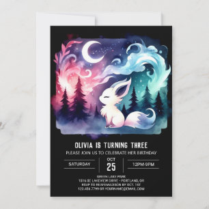Invitation Enfants Jungle Wolf