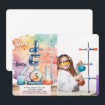 Invitation Enfants Science Photo Anniversaire<br><div class="desc">Enfants Science Anniversaire Photo Invitation</div>