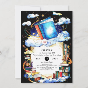 Invitation Enfants Watercolor Fun Storybook Anniversaire