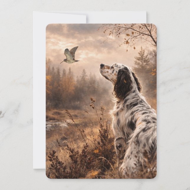 Invitation English Setters (Devant)
