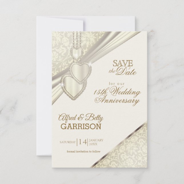 Invitation Enregistrer la date - Anniversaire de la crème d'i (Devant)