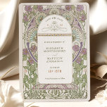 Invitation Enregistrer la date Art Nouveau Vintage par Mucha<br><div class="desc">Art Nouveau Vintage Sauvegardez la Date Cartes mariages d'Alphonse Mucha dans un design floral, romantique et fantaisiste. Les fleurs victoriennes complètent les polices art déco classiques. Entrez vos informations personnalisées, et vous avez terminé. Si vous souhaitez modifier la conception, cliquez sur le bouton bleu "Customiser". Merci tellement pour considérer mon...</div>