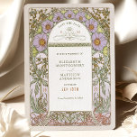 Invitation Enregistrer la date Art Nouveau Vintage par Mucha<br><div class="desc">Art Nouveau Vintage Sauvegardez la Date Cartes mariages d'Alphonse Mucha dans un design floral, romantique et fantaisiste. Les fleurs victoriennes complètent les polices art déco classiques. Entrez vos informations personnalisées, et vous avez terminé. Si vous souhaitez modifier la conception, cliquez sur le bouton bleu "Customiser". Merci tellement pour considérer mon...</div>