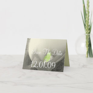 Invitation Enregistrer la date Cala Lily - Gris chaud -