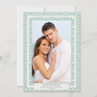 Enregistrer la date de mariage Seigaiha japonais P