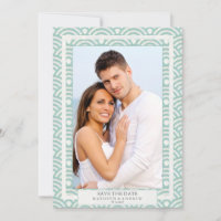 Enregistrer la date de mariage Seigaiha japonais P