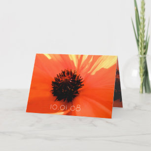 Invitation Enregistrer la date - Poppy