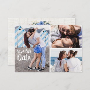 Invitation Enregistrer La Date Rustique Flèches Boho & Photo