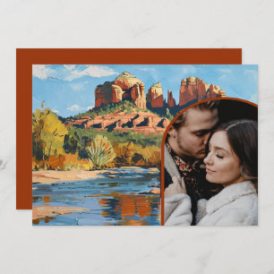 Invitation Enregistrer la date - Sedona Red Rock Cathedral