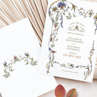 Enregistrer la date Vintage Victorian Belle Epoque