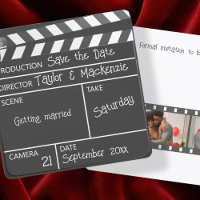 Enregistrer le Mariage Clapperboard Date Movie