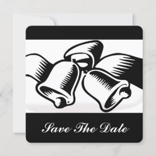 Invitation Enregistrer les sonnettes Mariage Date