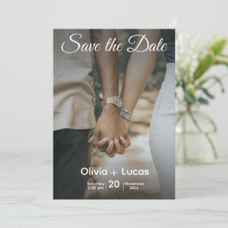 Invitation Enregistrez la Date – Conception Élégante d'Invita