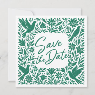 Invitation Enregistrez la date Otomi Tenango Talavera Mexicai