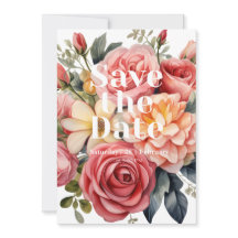 Enregistrez Romantique Floral & Papillon Double Fa