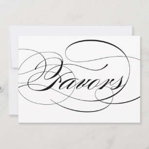 Invitation Enseigne de mariage à l'écriture élégante noire