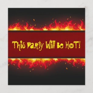 Invitation Ensemble heureux de flamber de Halloween