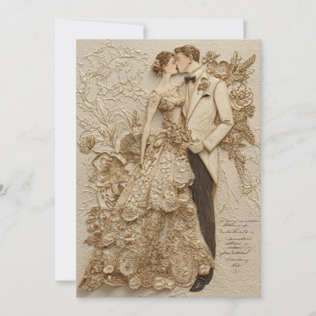 Invitation Ensemble intemporel | Vows classiques (Devant)
