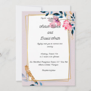 Invitation Ensemble pour toujours mariage