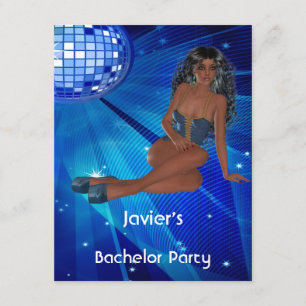 Invitation Enterrement de vie de garçon Fille S..exy Club de 