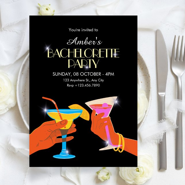 INVITATION ENTERREMENT DE VIE DE JEUNE FILLE (Créateur téléchargé)