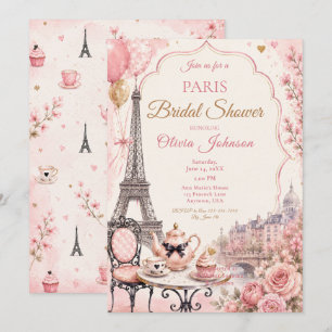 Invitation Enterrement de vie de jeune fille à Paris