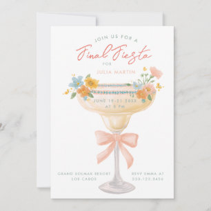 Invitation Enterrement de vie de jeune fille Coquette Final F