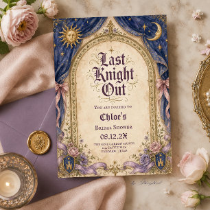 Invitation Enterrement de Vie de Jeune Fille Last Knight Out