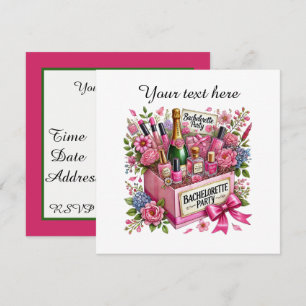 Invitation Enterrement de vie de jeune fille mignon