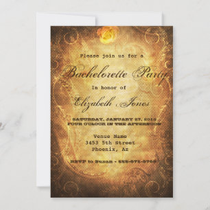Invitation Enterrement de vie de jeune fille Steampunk Victor