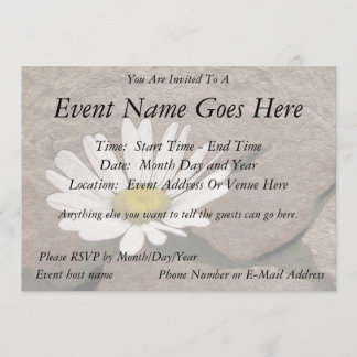 Invitation Entre Le Rock Et L'Endroit Difficile