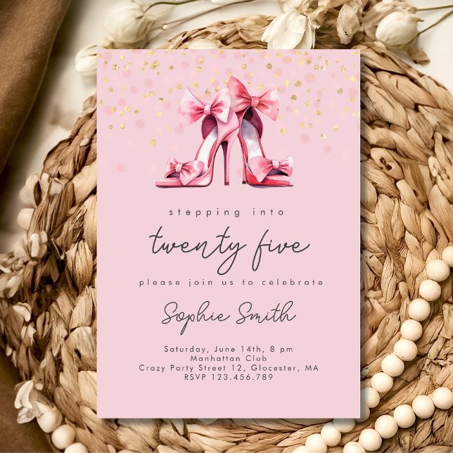 Invitation Entrée...aquarelle de fête de femme (Créateur téléchargé)