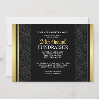 Invitation Entreprise Enchère Entreprise Gala de financement