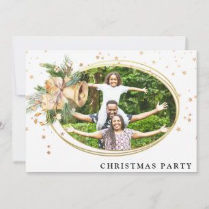 Invitation *~* Entreprise familiale. Photo de fête de Noël AP