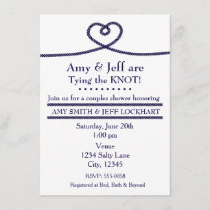 Invitation ENTRER L'Invitation DU Wedding shower DU COEUR DU 