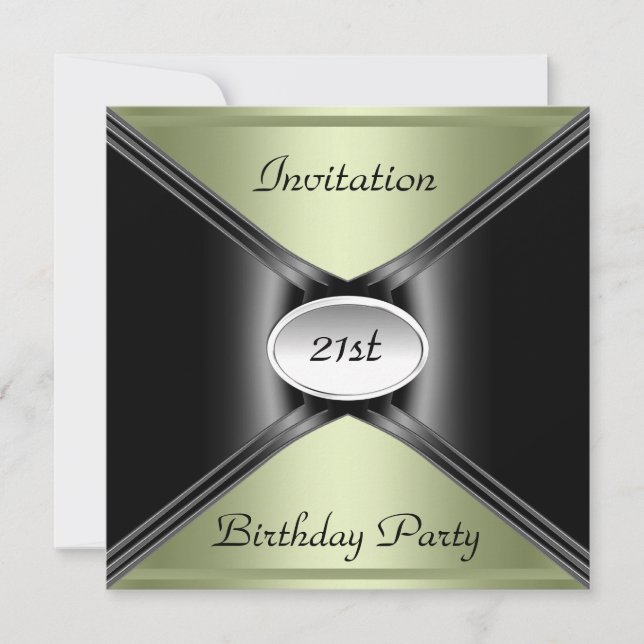 Invitation Enveloppe d'invitation Anniversaire de toutes les  (Devant)