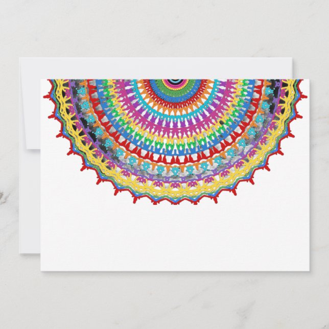 Invitation Enveloppe mandala élégante  (Devant)