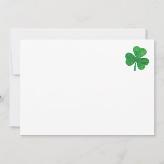 Invitation Enveloppes de la Saint-Patrick - Lucky Shamrock Gr