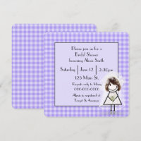 Épouse Figure Sur En vichy Violet