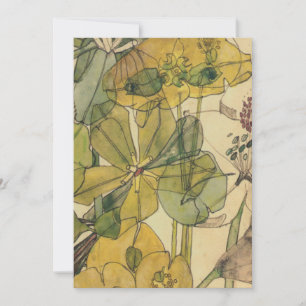 Invitation Épurer Avec Les Fleurs De Yham Charles Rennie Mack