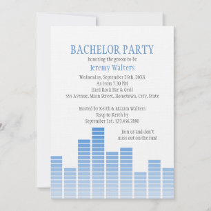 Invitation Equaliseur bleu