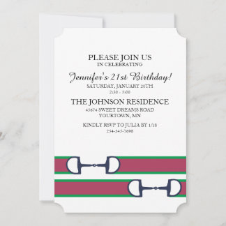 Invitation Équestre classique 21e anniversaire